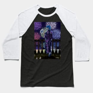 Rei Kimono Background Baseball T-Shirt